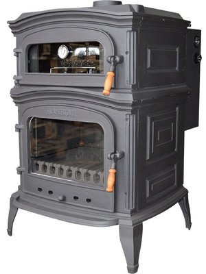 Flame Stove Altara Premium Sulu Sistem Fırınlı Döküm Soba FS-033-FSS