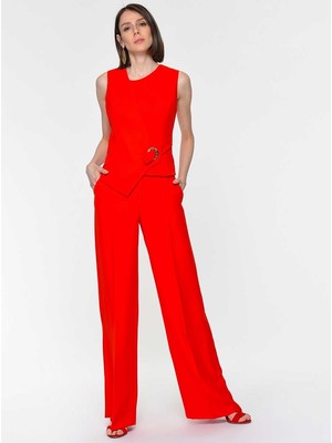 ROMAN İspanyol Paça Pantolon Mercan Y1912022_030