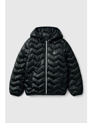 United Colors Of Benetton Kız Çocuk 21INCN04U-25K Mevsimlik  Mont Siyah