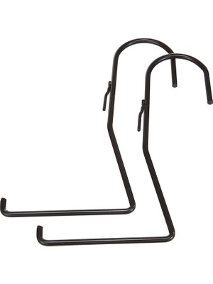 Yalı Balkon Saksı Metal Askısı 2 Adet YB05- Siyah