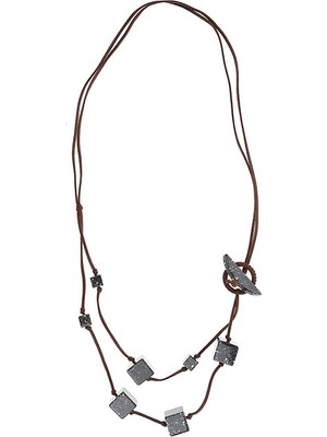 ROMAN Taş Detaylı Kolye Standart Renk Y1986472_089