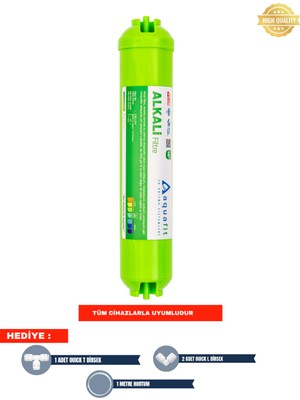 Aquafit Alkali Filtre Su Arıtma Cihazı Filtresi (Tüm Cihazlarla Uyumludur)