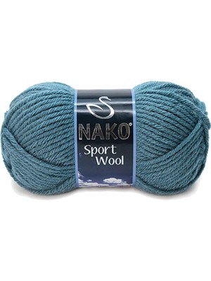Neonova 1 Adet Sport Wool Atkı Bere Ceket Yelek Örgü Ipi Yünü No: 185 Fırtına
