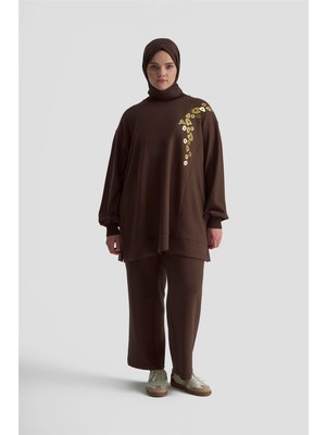 Armine Takım 25KD1911 Kahverengi