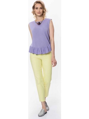 ROMAN Cepli Kadın Pantolon Sarı Y9912025_009
