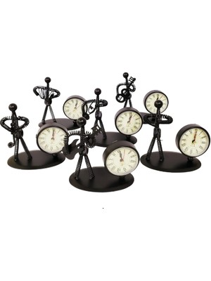 baytoptan Metal Adam Masaüstü Saat