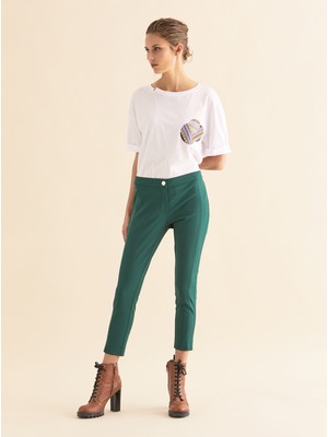 ROMAN Kısa Paçalı  Pantolon Yeşil K1912022_012