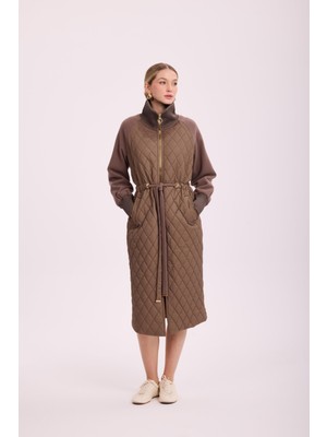 Missemramiss 4960 Velure Kapitone Uzun Mont