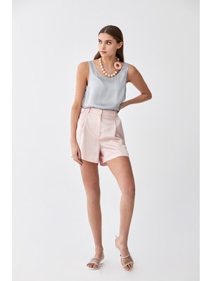 ROMAN Cep Detaylı Şort Pudra Y2012601_055