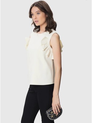 ROMAN Kolsuz Bluz Kemik K1813036_019