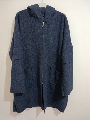 Üstün Kalite, Battal Seri Kışlık, Kapüşonlu Buklet Kaban