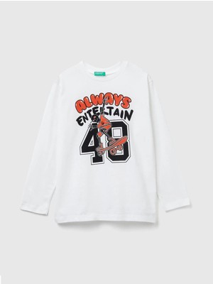 United Colors Of Benetton Erkek Çocuk Tshirt 6/14 Yaş 10QO