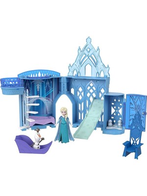 Disney Karlar Ülkesi Birleştirilebilir Hikaye Alanları™ Oyun Setleri, Elsa'nın Buzdan Sarayı Disney Karlar Ülkesi Oyuncakları, Elsa'nın Birleştirilebilir Şatosu, Çocuklar Için Hediyeler JDP63