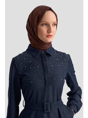 Armine Elbise 25KT905 Indigo