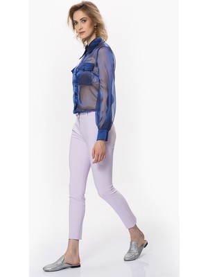 ROMAN Dar Paçalı Pantolon Lila Y9912008_017