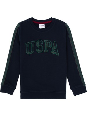 U.S. Polo Assn. Erkek Çocuk Lacivert Bisiklet Yaka Sweatshirt 50316537-VR033