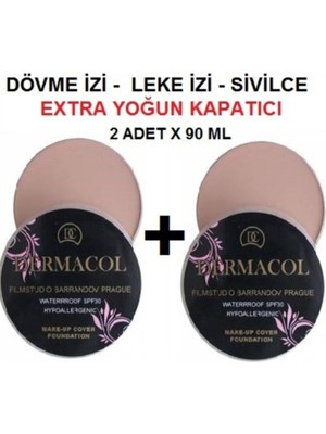 Mardinal Porselen Makyaj Yoğun Kapatıcı Fondoten Leke Iz Dövme Kapatıcısı 212 2 Adet 90 90 ml
