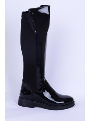 Pierre Cardin 52066 Siyah Rugan Kadın Uzun Bot