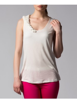 ROMAN Kolsuz Bluz Ekru Y1443004_049