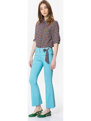 ROMAN Fıstık Kadın Pantolon Mavi Y9912014_036