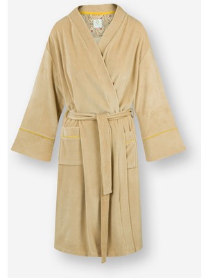 Pip Studio Naomi Bej Kadife Kimono