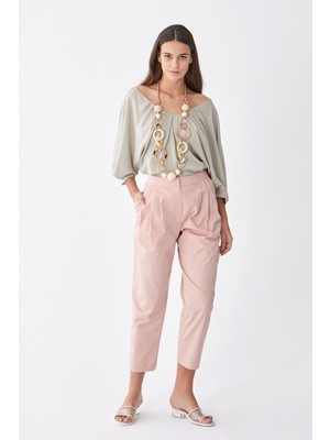 ROMAN Havuç Model Kadın Pantolon Gülkurusu Y2012050_052