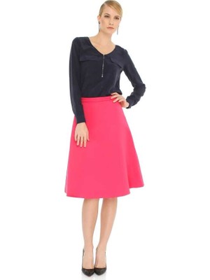 ROMAN Diz Altı  Pembe Etek Fuşya K1515067_003