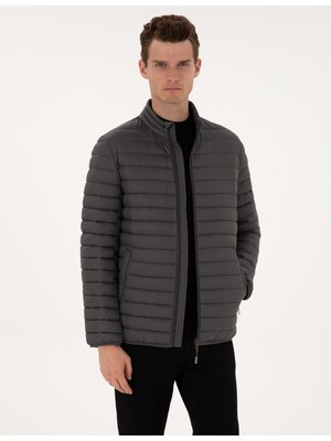 Pierre Cardin Erkek Antrasit Kapitone Basic Mont 50313921-VR006