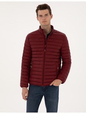 Pierre Cardin Erkek Bordo Kapitone Basic Mont 50313921-VR014