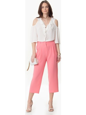 ROMAN Kısa Paça Pantolon Pembe Y1612023_038