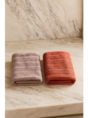 Lara Lisa Collection 2 Adet 70X140 Doğal Penye Ipinden Üretilmiş Banyo Havlusu Suyu Çabuk Emer Uzun Yıllar Yumuşak Kalır