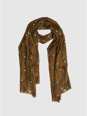 ROMAN Puantiyeli  Yün Kadın Şal Standart Renk K1984222_089