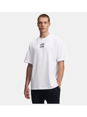 Under Armour Erkek UA Heavyweigt Oversized SM Box Kısa Kollu T-shirt