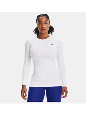 Under Armour Kadın Ua Cg Authentics Bisiklet Yaka Uzun Kollu T-Shirt 1368701-100