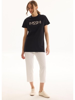 Missemramiss 4877 Mssm Taşlı Tshirt