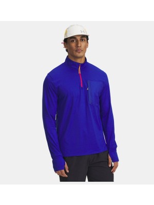 Under Armour Erkek Ua Trail Run Çeyrek Fermuarlı Uzun Kollu T-Shirt 1383244-400