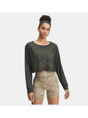 Under Armour Kadın Ua Project Rock Iron Paradise Uzun Kollu T-Shirt 1389709-310