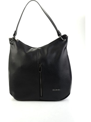 Bambi Siyah  Kadın Omuz Çantası C06004011109