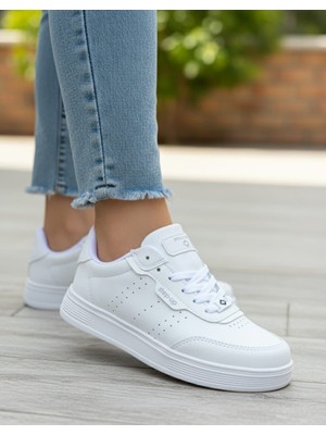 Solazer Kadın Siyah Ortopedik Hafif Taban Günlük Sneaker