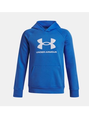Under Armour Erkek Çocuk UA Rival Fleece Big Logo Kapüşonlu Üst