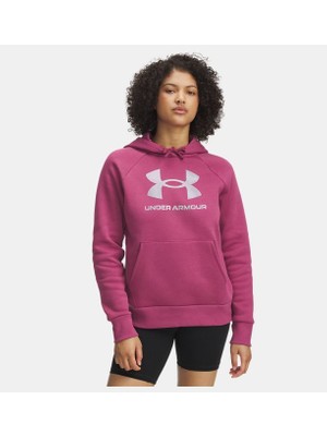 Under Armour Kadın Ua Rival Fleece Shimmer Kapüşonlu Sweatshirt 6003710-659