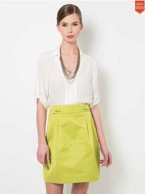 ROMAN Mini Etek Fıstık Yeşili Y1515018_042