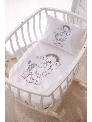 Lilabio Isme Özel 70X120 Park Yatak ve Anne Yanı Pike Seti Unicorn