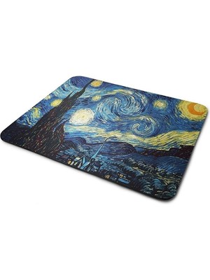 Hediye Labs Van Gogh Yıldızlı Starry Night Gece Mouse Pad