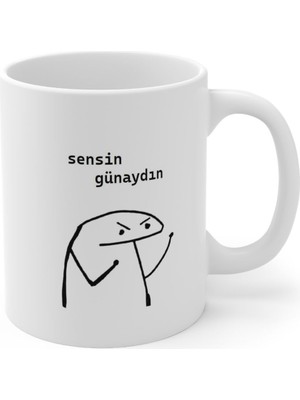 "sensin Günaydın" Baskılı Kupa