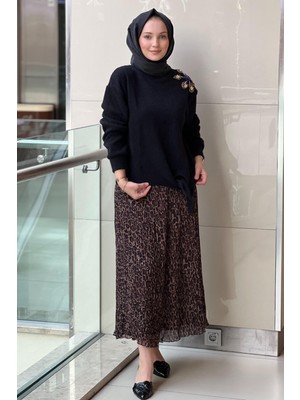 Missemramiss 4870 Violette Fleur Angora Bluz