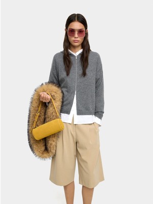 Parfois Pileli Bermuda Şort