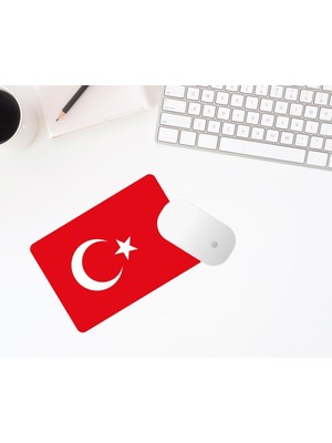 Hediye Labs Türk Bayrağı Baskılı Mousepad