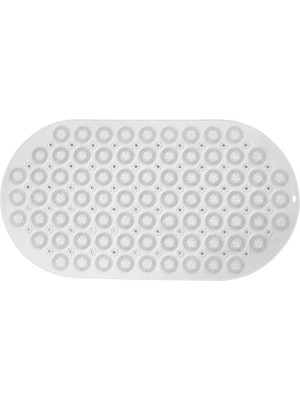 2 Adet Kaydırmaz Duşakabin Banyo ve Duş Paspası Masajlı Vantuzla 37 x 69 cm A-142