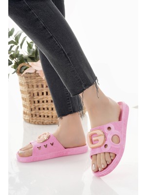 Moda Fırsat Kadın Terlik Kaydırmaz Su Geçirmez Şık Ev Dışarı Plaj Yazlık Günlük Terlik